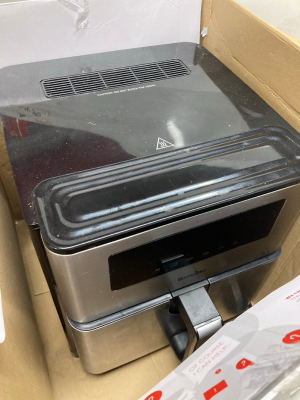 Lot 479  
            Nottingham SR3 - Delivery Only 

                
BREVILLE HALO 9L DIGITAL AIR FRYER - Image 2