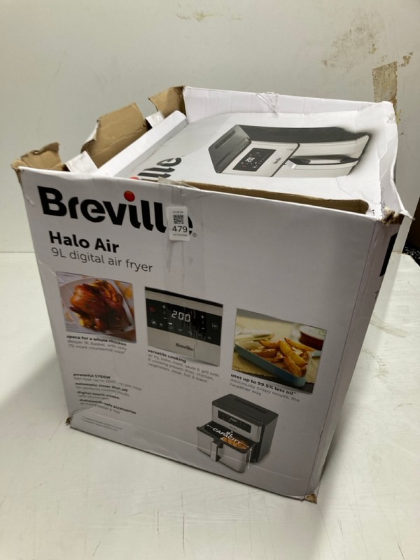 Lot 479  
            Nottingham SR3 - Delivery Only 

                
BREVILLE HALO 9L DIGITAL AIR FRYER - Image 4