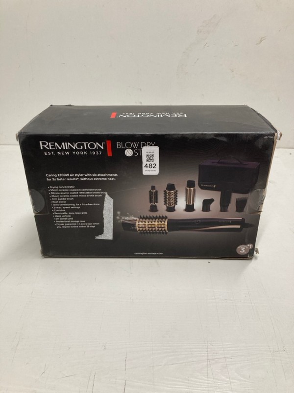 Lot 482  
            Nottingham SR3 - Delivery Only 

                
REMINGTON BLOW DRY AND STYLE