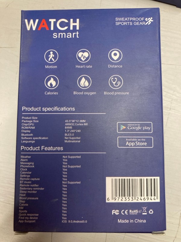 Lot 487  
            Nottingham SR3 - Delivery Only 

                
3 X WATCH SMART SMART WATCH