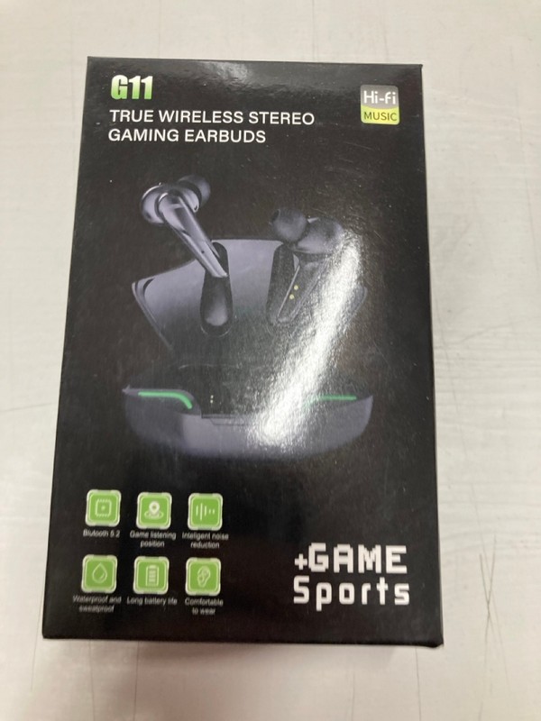 Lot 488  
            Nottingham SR3 - Delivery Only 

                
2 X G11 TRUE WIRELESS STEREO GAMING EARBUDS - Image 2