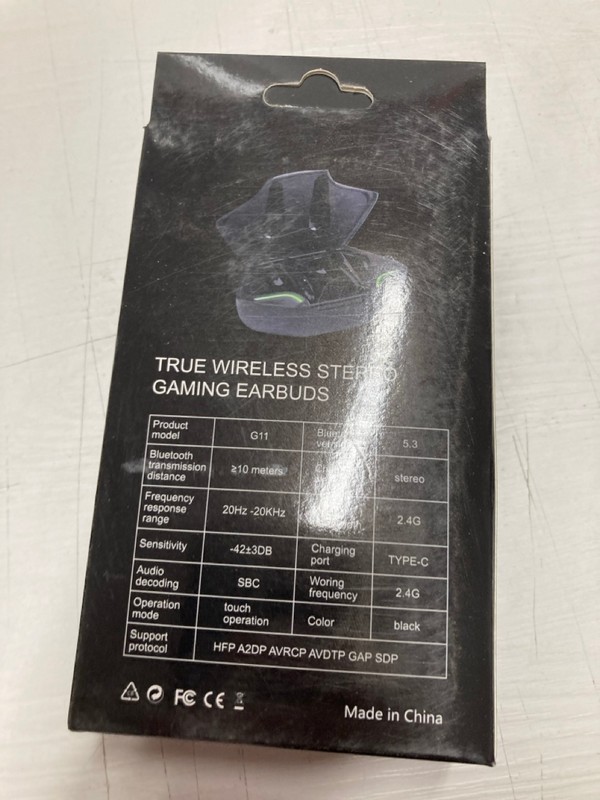 Lot 488  
            Nottingham SR3 - Delivery Only 

                
2 X G11 TRUE WIRELESS STEREO GAMING EARBUDS - Image 3