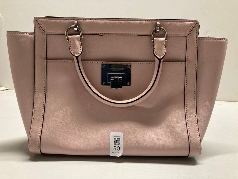 Lot 50  
            Nottingham SR3 - Delivery Only 

                
MICHAEL KORS TINA LARGE LEATHER SATCHEL