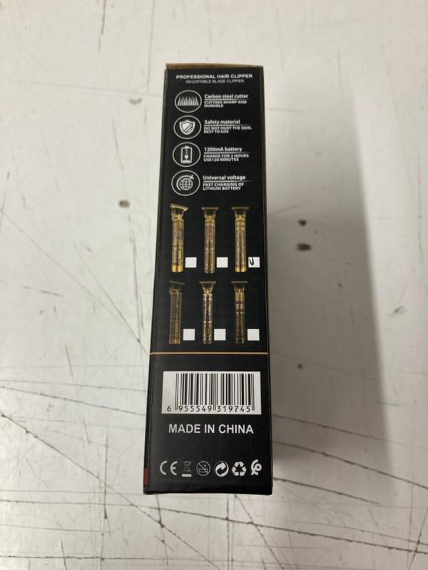 Lot 67  
            Nottingham SR3 - Delivery Only 

                
PROFESSIONAL HAIR CLIPPER ADJUSTABLE BLADE CLIPPER MODEL NO: BZ-T99