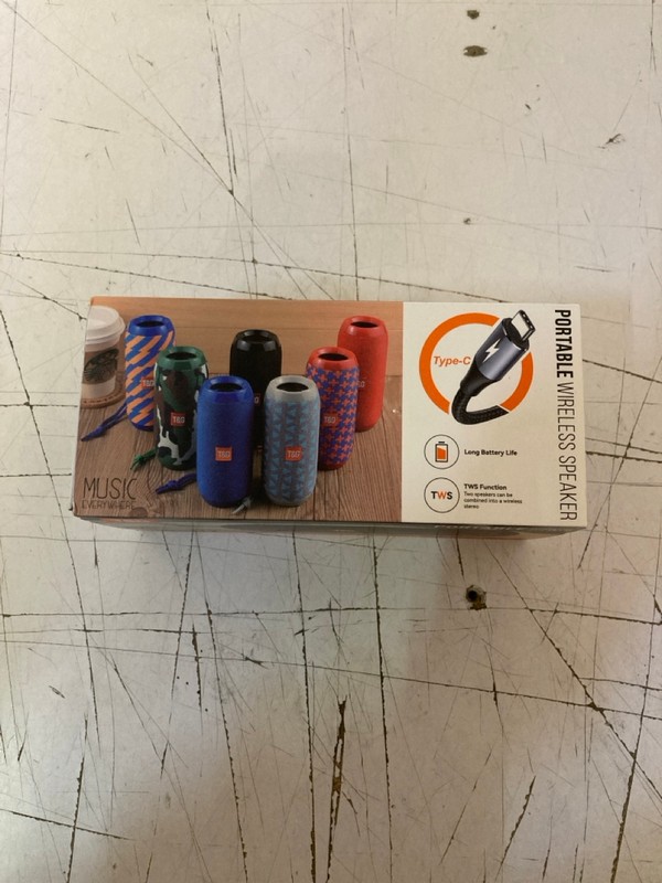 Lot 92  
            Nottingham SR3 - Delivery Only 

                
T&G PORTABLE WIRELESS SPEAKER MODEL NO: TG-117