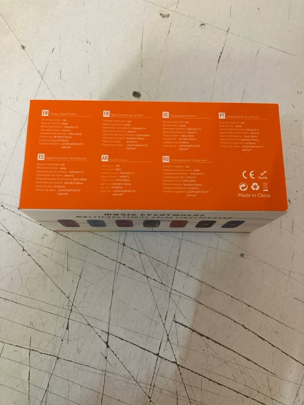 Lot 99  
            Nottingham SR3 - Delivery Only 

                
T&G PORTABLE WIRELESS SPEAKER MODEL NO: TG-117