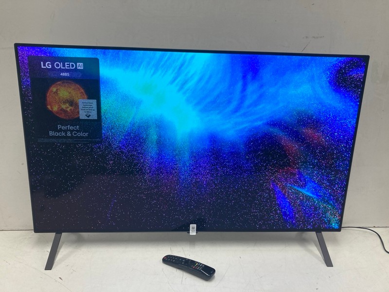 Lot 101  
            Nottingham SR4 - Collection Only 

                
LG 48" OLED TV MODEL: OLED48B56LA (WITH REMOTE, WITH STAND, NO BOX) (SCREEN BURN)...