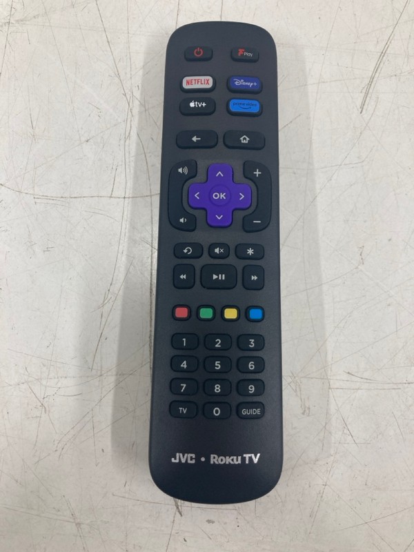Lot 111  
            Nottingham SR4 - Collection Only 

                
JVC 43" ROKU TV MODEL: LT-43CR330A (WITH REMOTE, WITH STAND, WITH BOX) (MARK ON S...