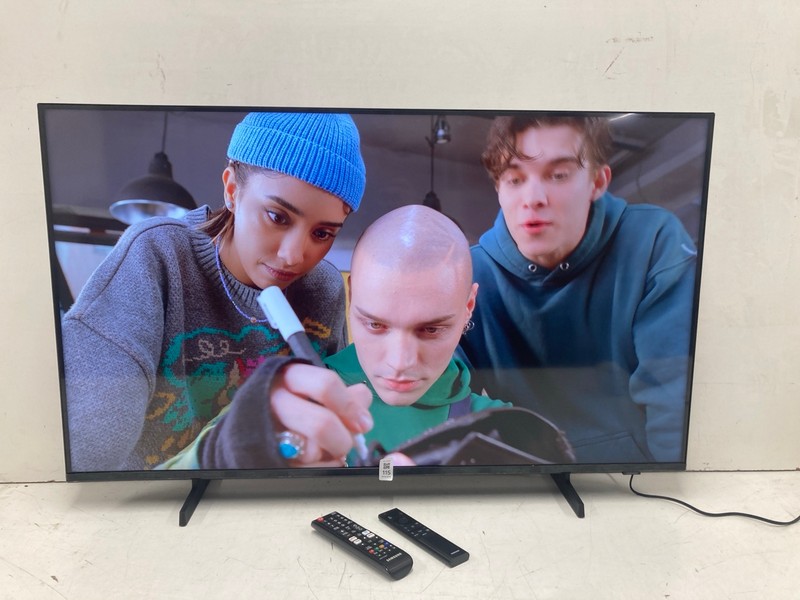 Lot 115  
            Nottingham SR4 - Collection Only 

                
SAMSUNG 43" 4K TV MODEL: UE43U8000FK (WITH REMOTES, WITH STAND, WITH BOX) (COLLEC...