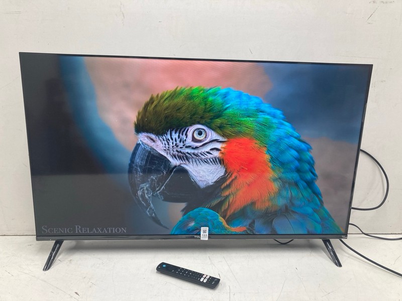 Lot 133  
            Nottingham SR4 - Collection Only 

                
TCL 40" QLED TV MODEL: 40SF560-UK (WITH REMOTE, WITH STAND, WITH BOX) (DISPLAY FA...