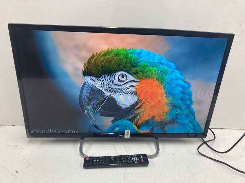 Lot 141  
            Nottingham SR4 - Collection Only 

                
JVC 32" HDTV MODEL: LT-32C490A (WITH REMOTE, WITH STAND, WITH BOX) (CASE DAMAGE) ...