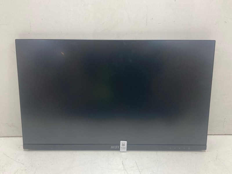 Lot 144  
            Nottingham SR4 - Collection Only 

                
MSI 27" GAMING MONITOR MODEL: PRO MP273U (WITH BOX, NO STAND, NO POWER SUPPLY) (U...