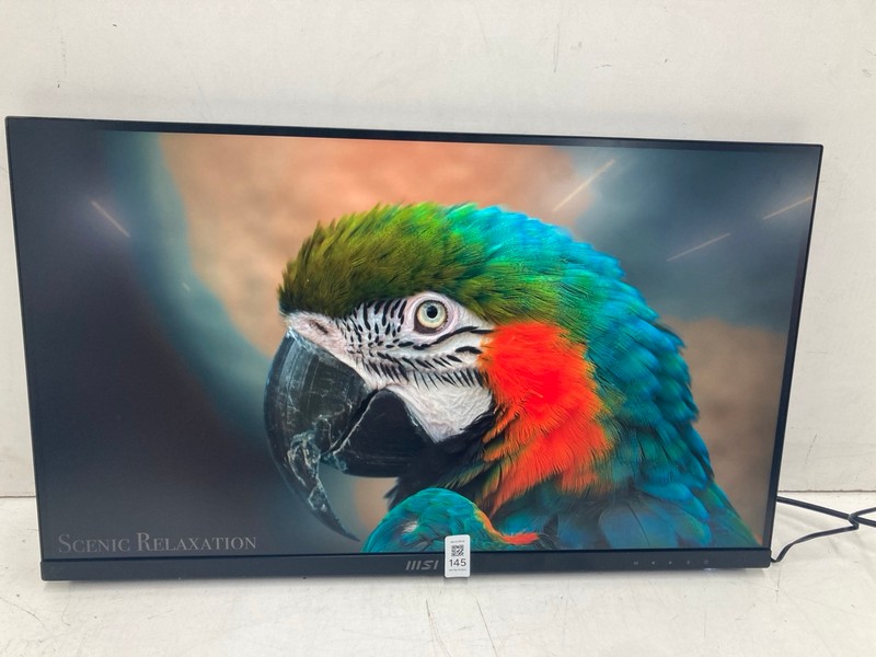 Lot 145  
            Nottingham SR4 - Collection Only 

                
MSI 27" GAMING MONITOR MODEL: PRO MP273U (WITH BOX, NO STAND, WITH POWER SUPPLY) ...