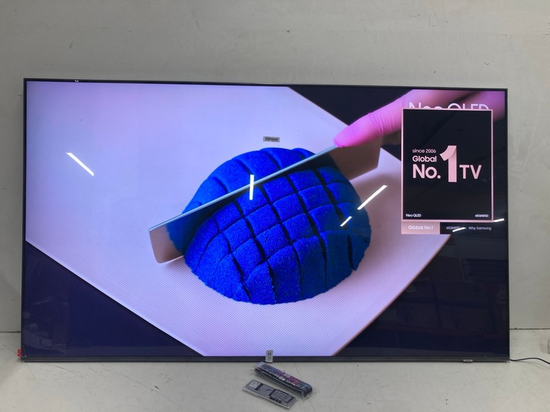 Lot 32  
            Nottingham SR4 - Collection Only 

                
SAMSUNG 65" NEO QLED 4K TV MODEL: QE65QN85DBT (WITH REMOTES, NO STAND, WITH BOX) ...