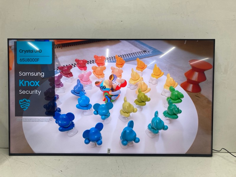 Lot 39  
            Nottingham SR4 - Collection Only 

                
SAMSUNG 65" 4K TV MODEL: UE65U8000F (NO REMOTE, NO STAND, WITH BOX) (PRESSURE MAR...