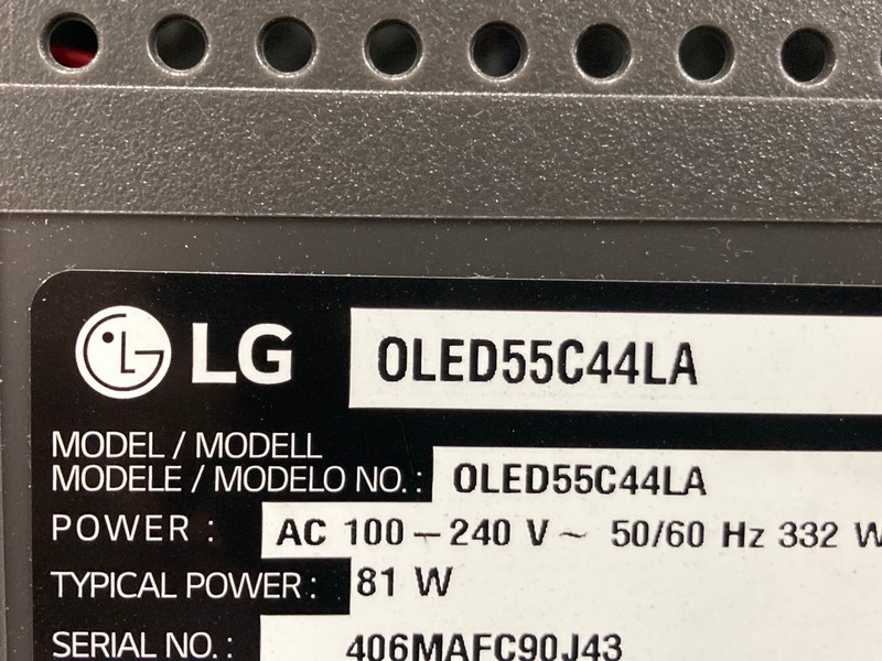 Lot 73  
            Nottingham SR4 - Collection Only 

                
LG 55" OLED TV MODEL: OLED55C44LA (NO REMOTE, NO STAND, NO BOX) (SCRATCH ON SCREE...