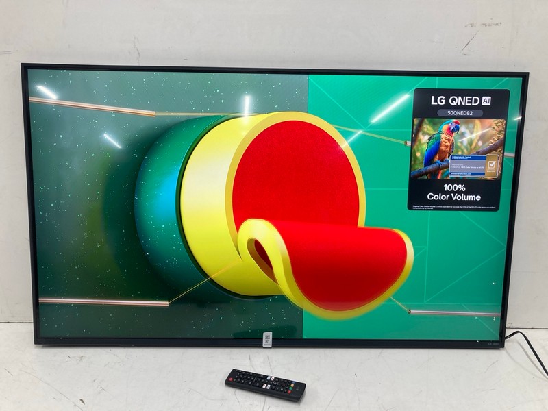 Lot 81  
            Nottingham SR4 - Collection Only 

                
LG 50" QNED TV MODEL: 50QNED82A6B (WITH REMOTE, NO STAND, WITH BOX) (SCRATCH ON S...