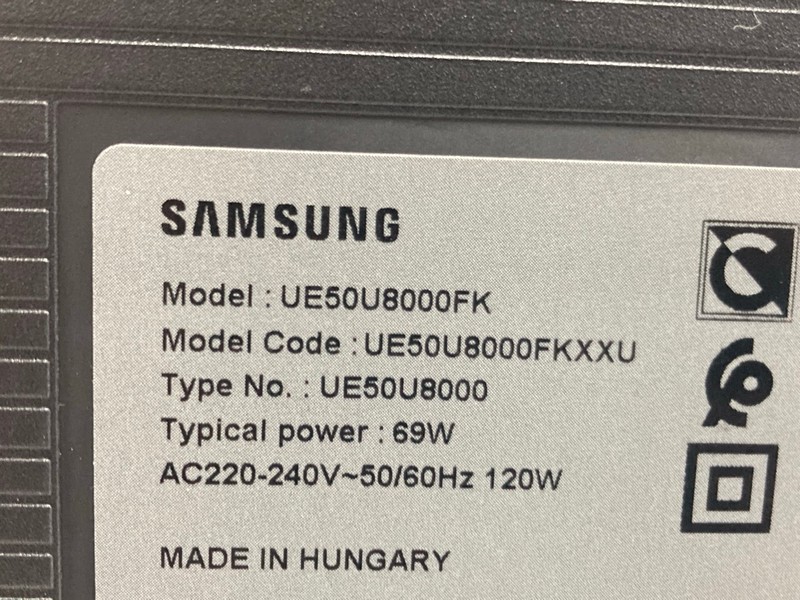 Lot 87  
            Nottingham SR4 - Collection Only 

                
SAMSUNG 50" 4K TV MODEL: UE50U8000FK (WITH REMOTES, NO STAND, WITH BOX) (LINE ON ...