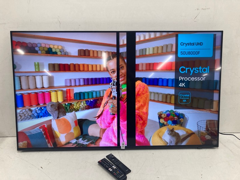 Lot 88  
            Nottingham SR4 - Collection Only 

                
SAMSUNG 50" 4K TV MODEL: UE50U8000FK (WITH REMOTES, NO STAND, WITH BOX) (DISPLAY ...