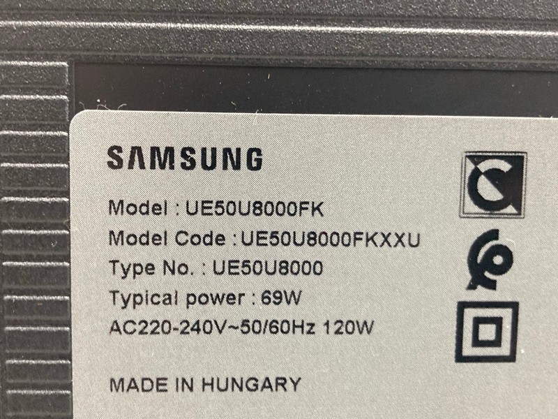 Lot 89  
            Nottingham SR4 - Collection Only 

                
SAMSUNG 50" 4K TV MODEL: UE50U8000FK (WITH REMOTES, WITH STAND, WITH BOX) (DISPLA...