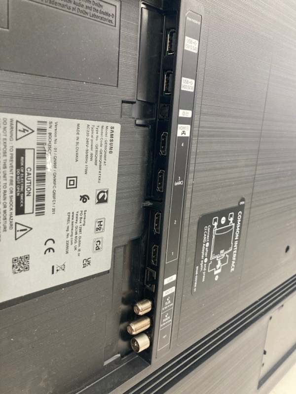 Lot 90  
            Nottingham SR4 - Collection Only 

                
SAMSUNG 50" QLED TV MODEL: QE50QN90FAT (NO REMOTE, NO STAND, NO BOX) (LINE ON SCR...