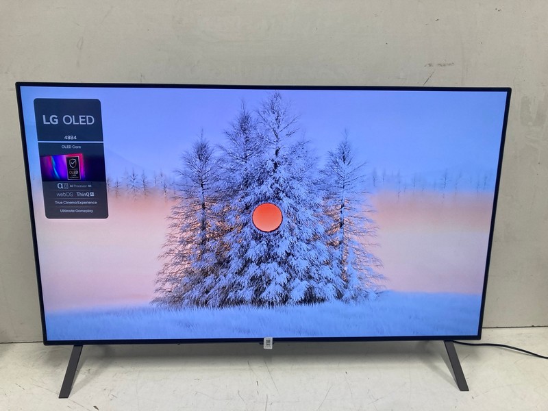 Lot 96  
            Nottingham SR4 - Collection Only 

                
LG 48" OLED TV MODEL: OLED48B46LA (NO REMOTE, WITH STAND, NO BOX) (DISPLAY FAULT)...
