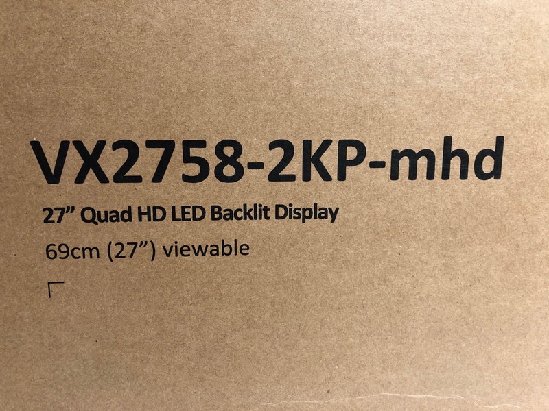 Lot 10  
            Nottingham SR5 - Delivery Only 

                
VIEWSONIC VX2758-2KP-MHD QUAD HD LED DISPLAY MONITOR - ORIGINAL RRP: £172