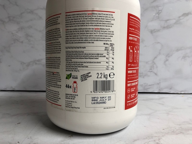 Lot 118  
            Nottingham SR5 - Delivery Only 

                
HIGH 5 BERRY FLAVOUR NUTRITION ENERGY DRINK BBE:JULY 27