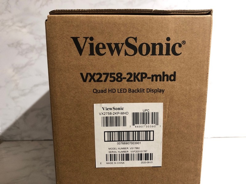 Lot 11  
            Nottingham SR5 - Delivery Only 

                
VIEWSONIC VX2758-2KP-MHD QUAD HD LED DISPLAY MONITOR - ORIGINAL RRP: £172