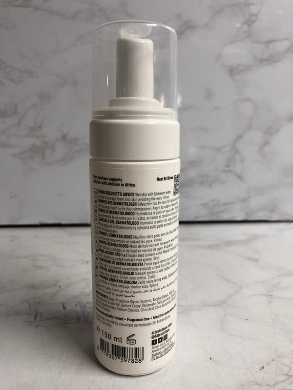 Lot 121  
            Nottingham SR5 - Delivery Only 

                
12 X ALTRUST DERMATOLOGIST CLEANSING FOAM 2% SALICYLIC