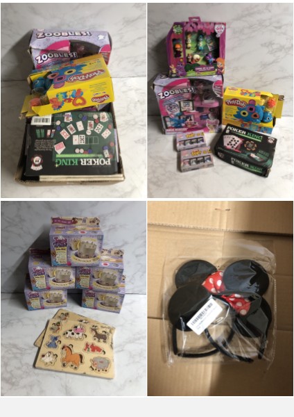 Lot 137  
            Nottingham SR5 - Delivery Only 

                
BOX OF CHILDRENS TOYS TO INC ZOOBLES