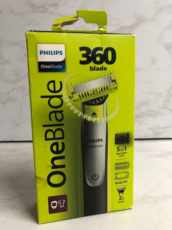 Lot 13  
            Nottingham SR5 - Delivery Only 

                
REMINGTON SHINE THERAPY HAIR DRYER & PHILIPS ONEBLADE 360 BLADE SHAVER