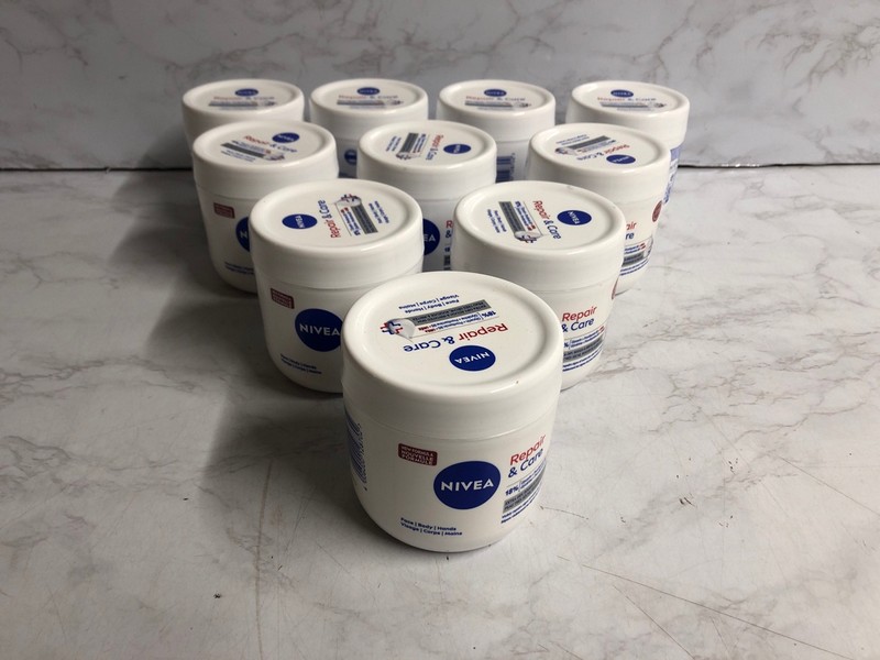 Lot 145  
            Nottingham SR5 - Delivery Only 

                
10 X NIVEA REPAIR & CARE CREAMS