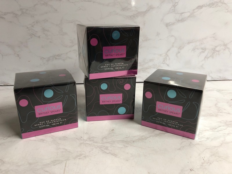 Lot 150  
            Nottingham SR5 - Delivery Only 

                
4 X BRITNEY SPEARS CURIOUS EAU DE PARFUM 100ML (SEALED)
