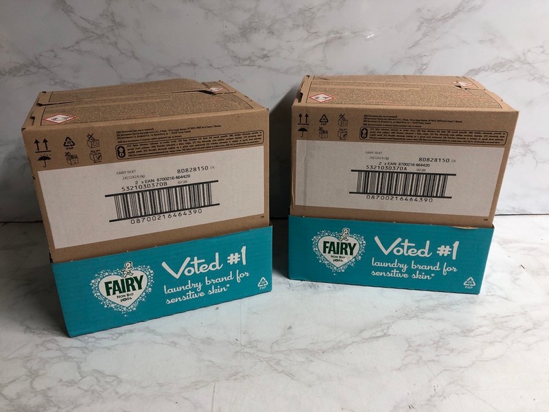 Lot 154  
            Nottingham SR5 - Delivery Only 

                
2 X BOXES OF FAIRY NON-BIO TABLETS