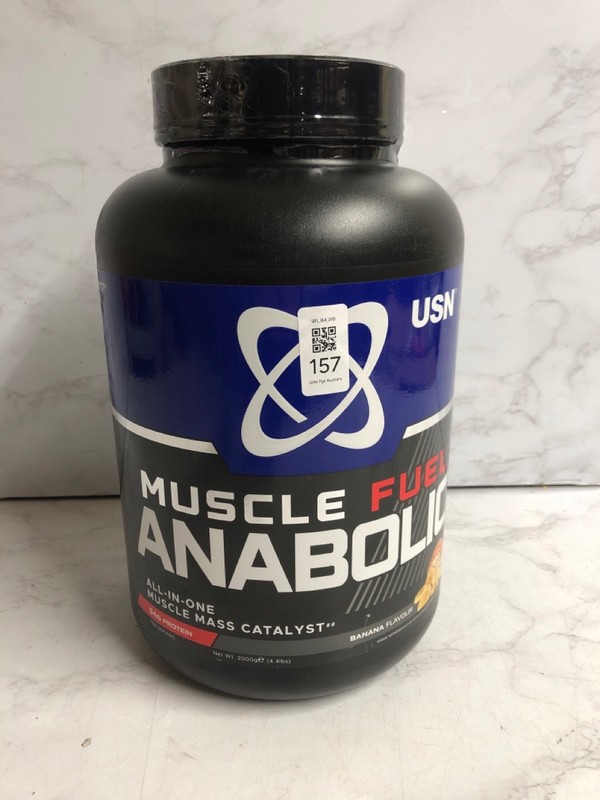 Lot 157  
            Nottingham SR5 - Delivery Only 

                
USN MUSCLE FUEL ANABOLIC ALL-IN-ONE MUSCLE MASS CATALYST BBE:02/27