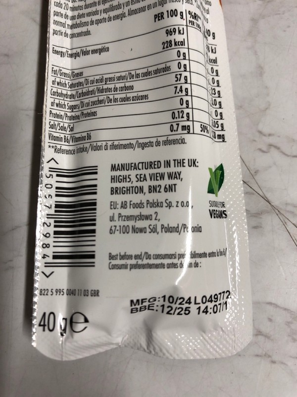 Lot 159  
            Nottingham SR5 - Delivery Only 

                
BOX OF VARIOUS ITEMS TO INC HIGH5 ENERGY GELS - Image 3