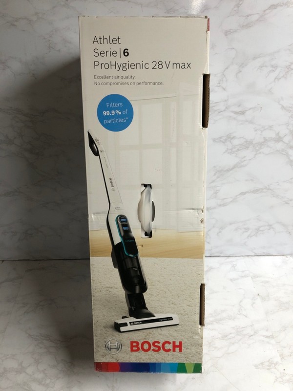 Lot 16  
            Nottingham SR5 - Delivery Only 

                
BOSCH ATHLET SERIE 6 PROHYGENIC 28V MAX VACUUM - ORIGINAL RRP: £319