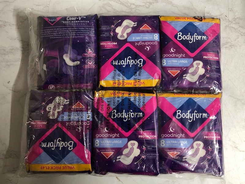 Lot 173  
            Nottingham SR5 - Delivery Only 

                
3 X ITEMS TO INC BODYFORM PADS