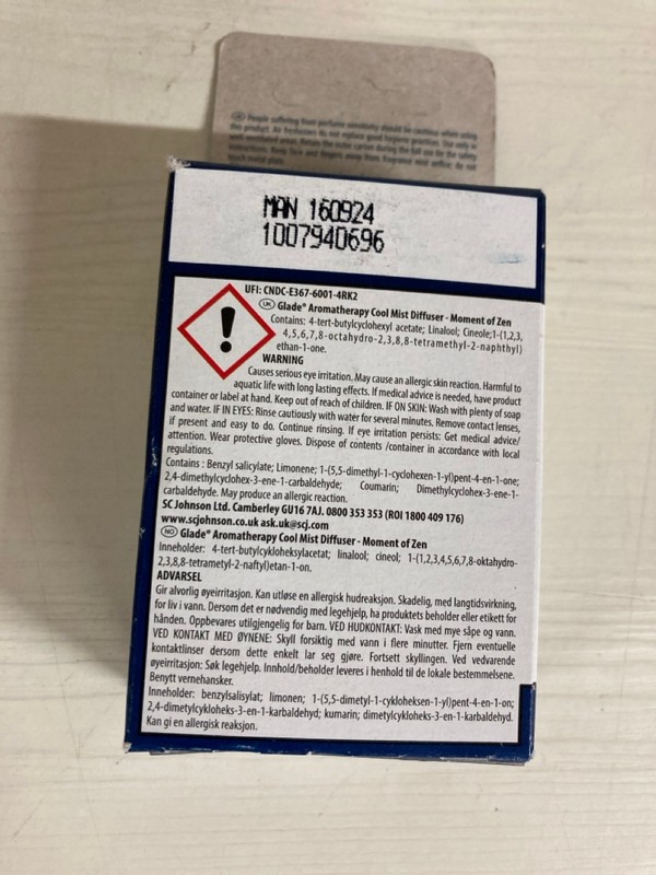 Lot 176  
            Nottingham SR5 - Delivery Only 

                
LARGE QTY OF GLADE AROMATHERAPY REFILLS