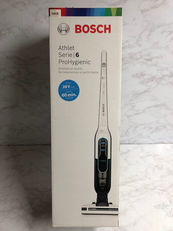 Lot 17  
            Nottingham SR5 - Delivery Only 

                
BOSCH ATHLET SERIE 6 PROHYGENIC 28V MAX VACUUM - ORIGINAL RRP: £319