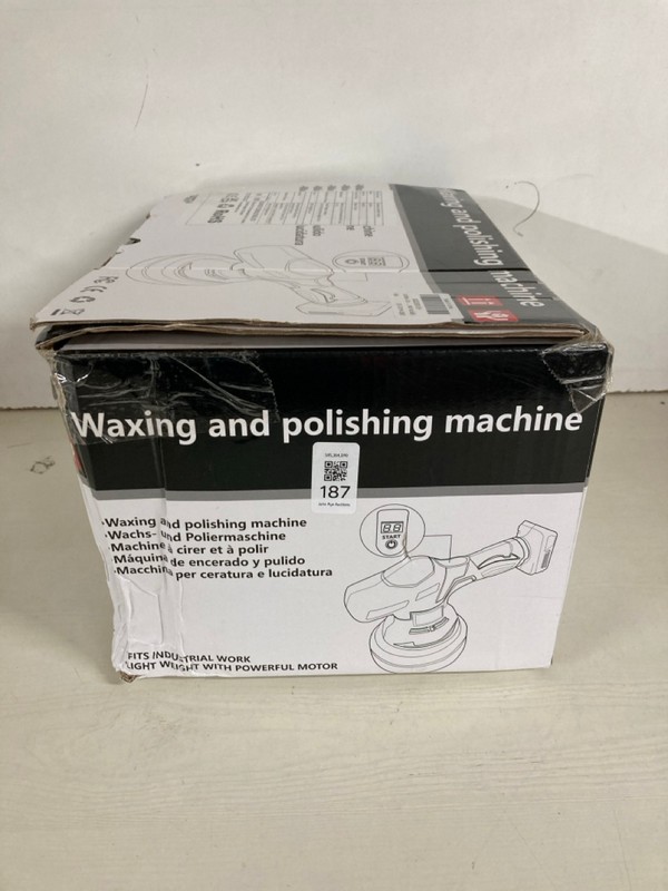 Lot 187  
            Nottingham SR5 - Delivery Only 

                
WAXING AND POLISHING MACHINE