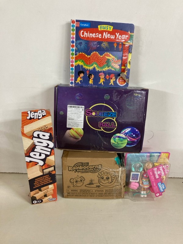 Lot 190  
            Nottingham SR5 - Delivery Only 

                
BOX OF CHILDRENS TOYS TO INC ZURU RAINBOCORNS