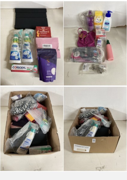 Lot 191  
            Nottingham SR5 - Delivery Only 

                
BOX OF VARIOUS ITEMS TO INC MENOPACE