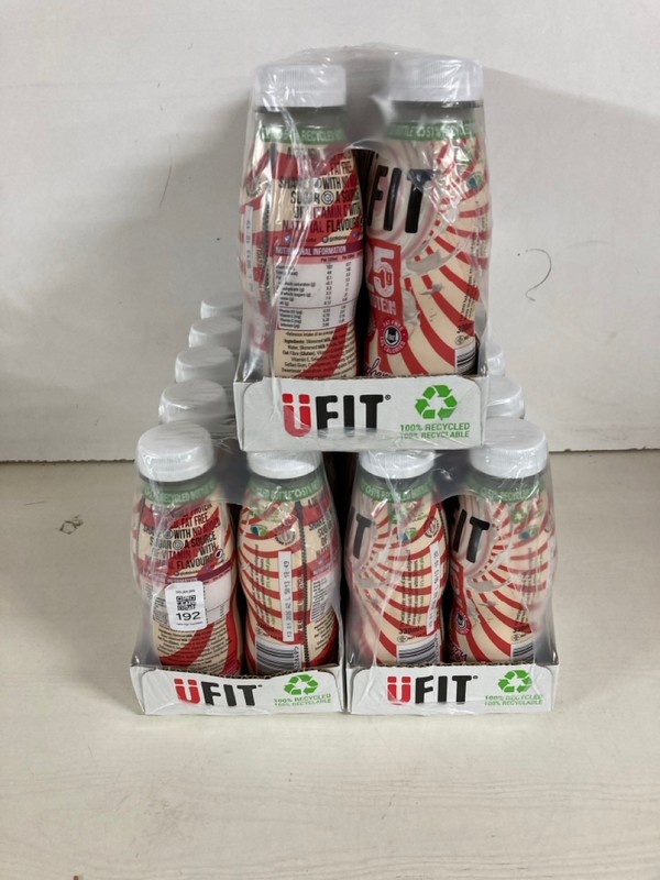 Lot 192  
            Nottingham SR5 - Delivery Only 

                
3 X BOXES OF 12 UFIT PROTEIN SHAKES BBE:13.01.26
