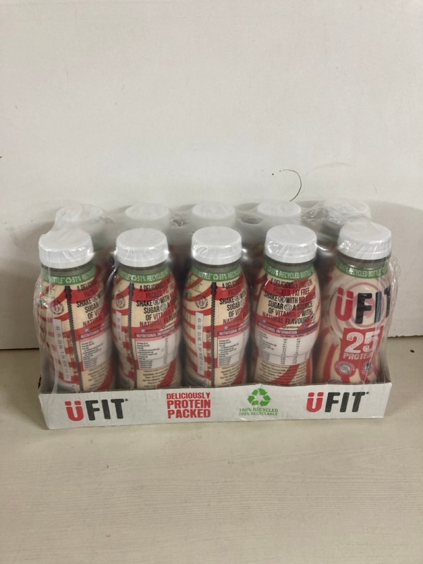 Lot 192  
            Nottingham SR5 - Delivery Only 

                
3 X BOXES OF 12 UFIT PROTEIN SHAKES BBE:13.01.26