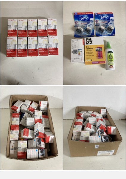 Lot 232  
            Nottingham SR5 - Delivery Only 

                
BOX OF VARIOUS ITEMS TO INC SENGLED SMIGHT LIGHTING EXPERT BULBS