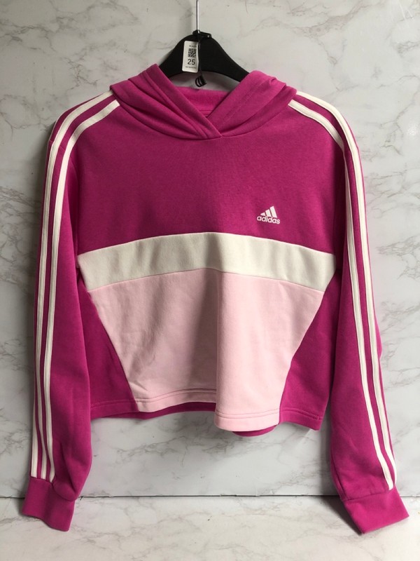 Lot 25  
            Nottingham SR5 - Delivery Only 

                
ADIDAS KIDS 3 STRIPE PINK/WHITE HOODIE SIZE:14-15YEARS