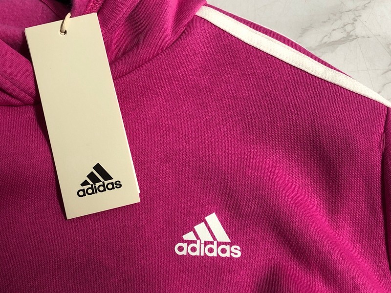 Lot 25  
            Nottingham SR5 - Delivery Only 

                
ADIDAS KIDS 3 STRIPE PINK/WHITE HOODIE SIZE:14-15YEARS