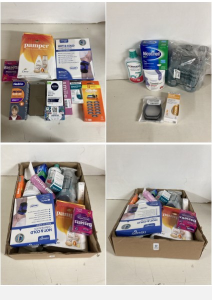 Lot 260  
            Nottingham SR5 - Delivery Only 

                
BOX OF VARIOUS ITEMS TO INC DOVE PAMPER GIFT SET